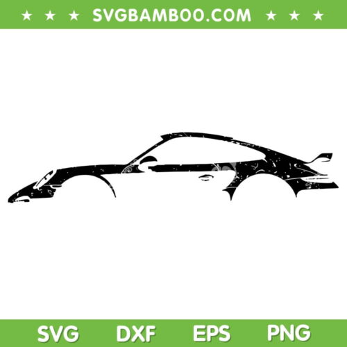 Legendary Sports Car SVG PNG, Iconic 911 SVG, Vintage Sport Car DXF SVG PNG EPS