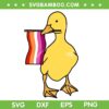 Lesbian Pride Duck SVG PNG, Funny Duck Lgbt Pride SVG, Cute LGBT Rubber Duck DXF SVG PNG EPS