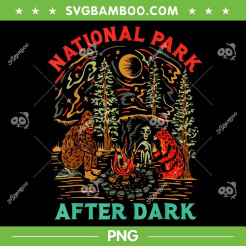 National Park After Dark PNG, Funny National Park Service PNG 