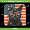 Patriotic Black Cat PNG, Retro Black Cat 4th Of July PNG, American Cat PNG Patriotic Black Cat PNG, Retro Black Cat 4th Of July PNG, American Cat PNG