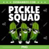 Pickle Squad PNG, Cucumber Pickle Lover PNG, Funny Pickle Cucumber PNG