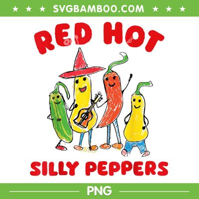 Red Hot Silly Peppers PNG, Cute Chili Pepper PNG, Hot Chili With Mexican Sombrero PNG