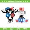 Cow Red White And Beef SVG PNG, Cow USA Flag 4th Of July SVG, Funny 4th Of July Cattle Cow DXF SVG PNG EPS Cow Red White And Beef SVG PNG, Cow USA Flag 4th Of July SVG, Funny 4th Of July Cattle Cow DXF SVG PNG EPS