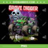 Grave Digger PNG, Ripple Junction x Monster Jam PNG, Monster Truck PNG