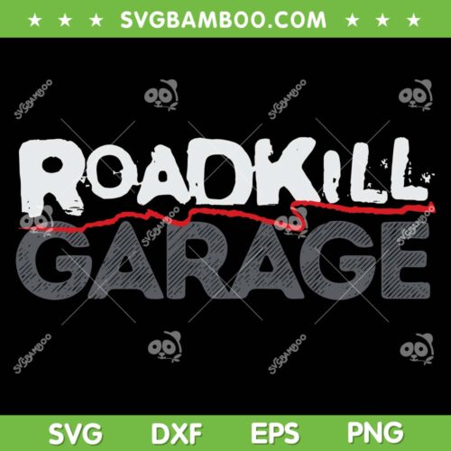 Roadkill Logo Adult SVG PNG, Roadkill Garage SVG, Roadkill Garage Car Black DXF SVG PNG EPS
