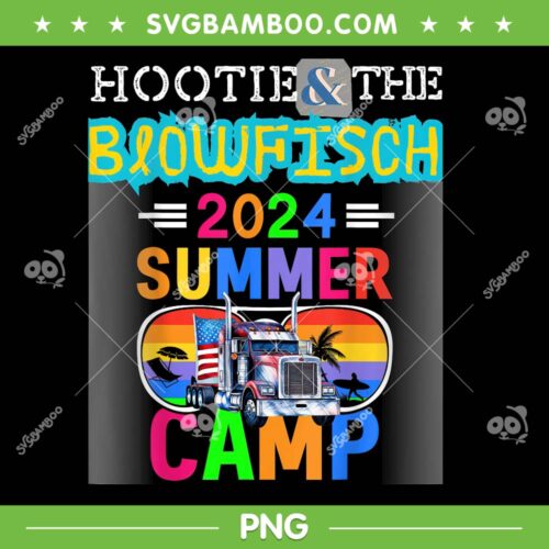 Small And The Blowfish Summer Camp With Trucks PNG, Summer Camp 2024 PNG