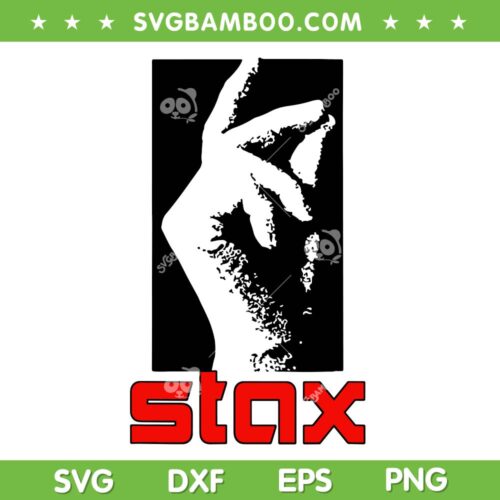 Stax Records SVG PNG, Stax Hand SVG, Vintage Stax DXF SVG PNG EPS