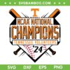 Tennessee Volunteers National Champs 2024 SVG, Tennessee Baseball Champions SVG PNG Tennessee Volunteers National Champs 2024 SVG, Tennessee Baseball Champions SVG PNG