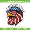 Trump 2024 Patriotic Eagle Sunglasses SVG, Eagle American Flag July 4th SVG, Trump Eagle DXF SVG PNG EPS
