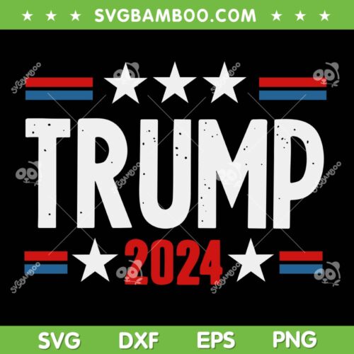 Trump Arrest This 2024 SVG PNG, I'm Voting For The Convicted Felon SVG, Trump American Flag DXF SVG PNG EPS