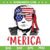 Trump Merica SVG PNG, Donald Trump 4th Of July SVG, Trump Sunglasses USA Flag DXF SVG PNG EPS