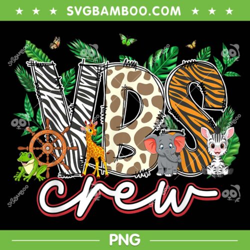 VBS Crew PNG, VBS 2024 Vacation PNG, Bible School Jungle Adventures PNG