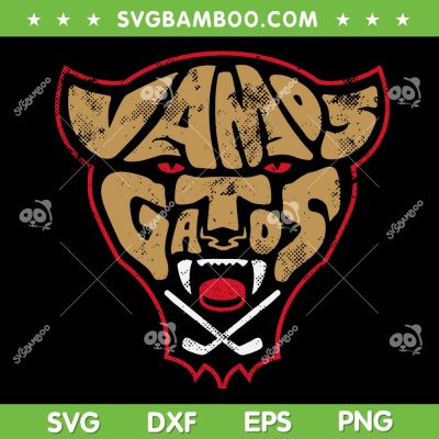 Vamos Gatos SVG PNG, Florida Hockey SVG, Retro Florida Hockey Vamos Gatos DXF SVG PNG EPS Vamos Gatos SVG PNG, Florida Hockey SVG, Retro Florida Hockey Vamos Gatos DXF SVG PNG EPS