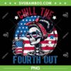 Womens Skeleton Chill The Fourth Out PNG, Funny Skeleton 4th Of July PNG