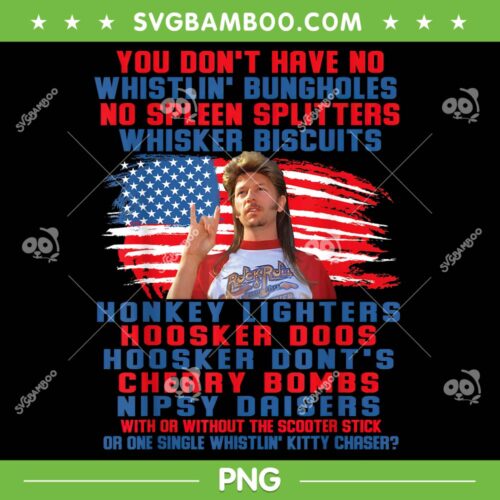 You Don't Have No Whistlin Bungholes PNG, Funny July 4th PNG, 4th Of July PNG