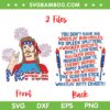 You Don't Have No Whistling Bungholes SVG, Joe Dirt 4th Of July SVG, 2 Files Merica DXF SVG PNG EPS