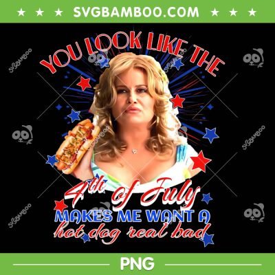 You Look Like The Fourth Of July PNG, Funny Hot Dog 4th Of July PNG
