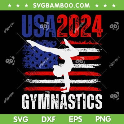 2024 USA American Flag Gymnastics SVG, Retro USA 2024 Gymnastics SVG PNG 2024 USA American Flag Gymnastics SVG, Retro USA 2024 Gymnastics SVG PNG
