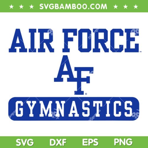 Air Force Falcons Gymnastics SVG PNG, Air Force Football SVG, Sports Team DXF SVG PNG EPS