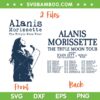Alanis Morissette The Triple Moon Tour SVG, Alanis Morissette 2024 Tour SVG PNG, 2 Files Alanis DXF SVG PNG EPS