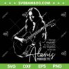 Alanis Morissette Sabotage SVG PNG, Alanis Playing Guitar SVG