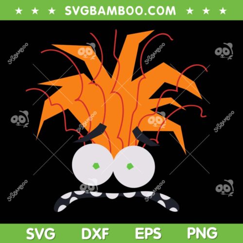 Anxiety Big Face SVG PNG, Disney And Pixar's Inside Out SVG, Emotion Anxiety DXF SVG PNG EPS