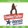 Cowboy Carter and the Rodeo Beyonce SVG, Beyonce Cowboy Carter Albums SVG PNG