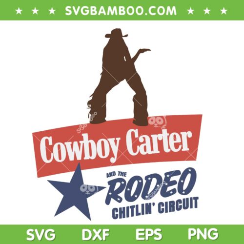 Cowboy Carter and the Rodeo Beyonce SVG, Beyonce Cowboy Carter Albums SVG PNG