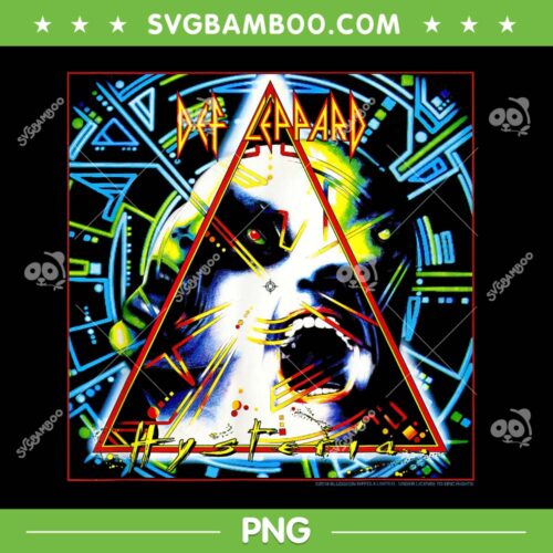 Def Leppard Hysteria PNG, Rock Band 80s PNG, Leppard Hysteria Rock Brigade PNG