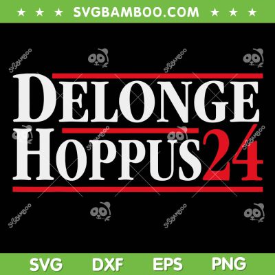 Delonge Hoppus 2024 SVG PNG, Delonghi Hoppus President SVG