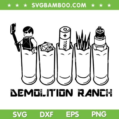 Demolition Ranch SVG PNG, Funny Gun SVG, Demo Ranch Gun DXF SVG PNG EPS Demolition Ranch SVG PNG, Funny Gun SVG, Demo Ranch Gun DXF SVG PNG EPS