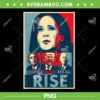 Kamala Harris Rise For President PNG, Kamala Presidents Colorful PNG, Kamala Obama Trump Biden PNG