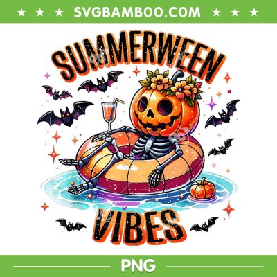 Funny Summerween Vibes PNG, Summer Vibes PNG, Skeleton Pumpkin PNG Funny Summerween Vibes PNG, Summer Vibes PNG, Skeleton Pumpkin PNG