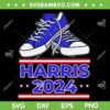 Kamala Harris Sneakers 2024 SVG, Chucks and Pearls Meme SVG PNG, Kamala President Election SVG