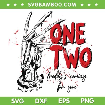 Freddy Kreger Glove SVG, One Two Freeddy's Coming For You SVG, Horror Character DXF SVG PNG EPS Freddy Kreger Glove SVG, One Two Freeddy's Coming For You SVG, Horror Character DXF SVG PNG EPS