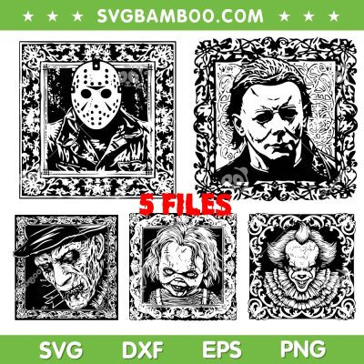 Horror Movies Characters Mandala SVG Bundle, Jason Myers Freddy Chucky Pennywise SVG Bundle Horror Movies Characters Mandala SVG Bundle, Jason Myers Freddy Chucky Pennywise SVG Bundle