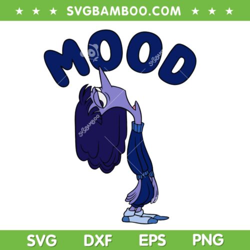 Inside Out 2 Mood Ennui Bored SVG PNG, Disney Pixar Mood SVG, Inside Out Disgust DXF SVG PNG EPS