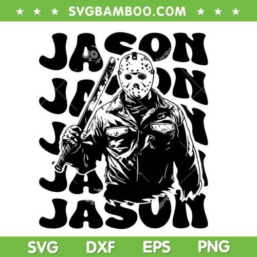 Jason Voorhees Horror Movie SVG, Jason Voorhees Horror Character SVG PNG