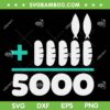 Jesus 2 Fishes 5 Breads 5000 Chosen SVG, 2 5 5000 Jesus SVG PNG