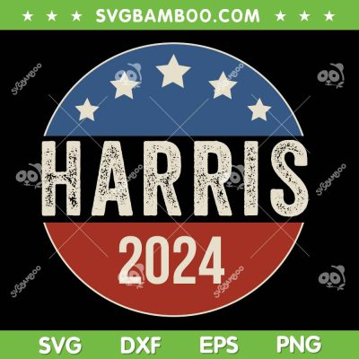 Kamala Harris 2024 SVG, Kamala For President US Flag SVG PNG