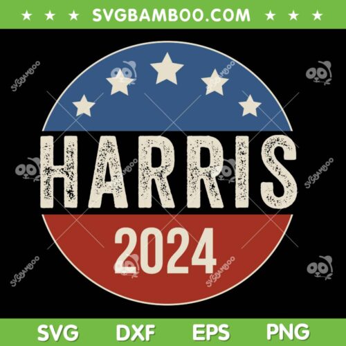 Kamala Harris 2024 SVG, Kamala For President US Flag SVG PNG