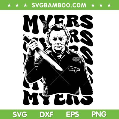 Michael Myers Horror Movie SVG PNG, Michael Myers Halloween SVG, Horror Killer DXF SVG PNG EPS