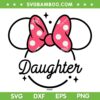 Minnie Daughter SVG PNG, Disney Minnie Mouse SVG, Daughter Disney DXF SVG PNG EPS