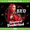 Red Princess Of Wonderland Broken Hearts PNG, Descendants 4 PNG, Red Queen PNG