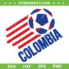 Retro Colombia Soccer SVG PNG, Colombia National Team SVG, Soccer Football DXF SVG PNG EPS Retro Colombia Soccer SVG PNG, Colombia National Team SVG, Soccer Football DXF SVG PNG EPS
