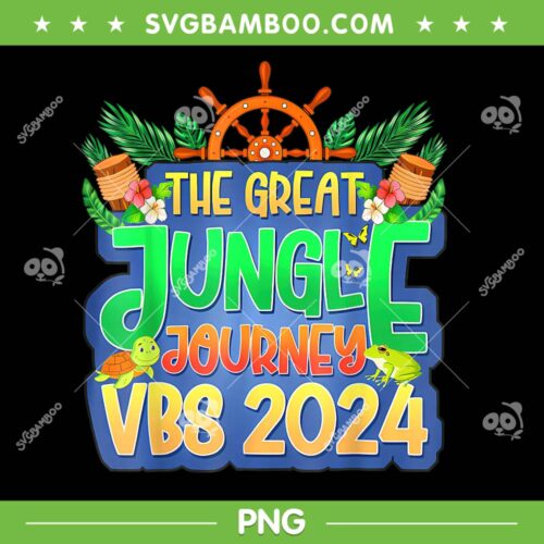 The Great Jungle Journey VBS 2024 PNG, Summer Camp PNG, Vacation Bible School PNG