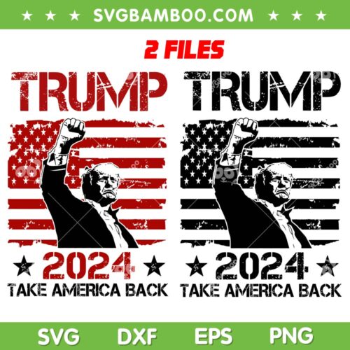 Trump Fist Pump Shot SVG, Trump Survives Rally SVG PNG, Trump 2024 America Flag SVG PNG