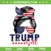 Trump Girl Messy Bun SVG PNG, Girl Trump 2024 Election American Flag SVG Trump Girl Messy Bun SVG PNG, Girl Trump 2024 Election American Flag SVG