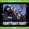 Trump Rally Fight PNG, Trump Shooter PNG, 2024 Donald Trump Assassination Shirt PNG