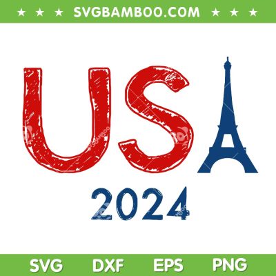 USA 2024 Paris SVG PNG, United States Sport 2024 SVG, USA Team DXF SVG PNG EPS USA 2024 Paris SVG PNG, United States Sport 2024 SVG, USA Team DXF SVG PNG EPS